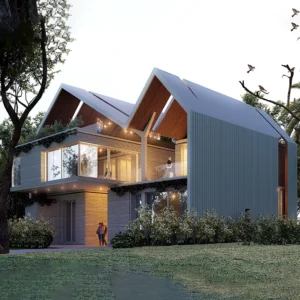 طراحی ساختمان ویلایی رویان