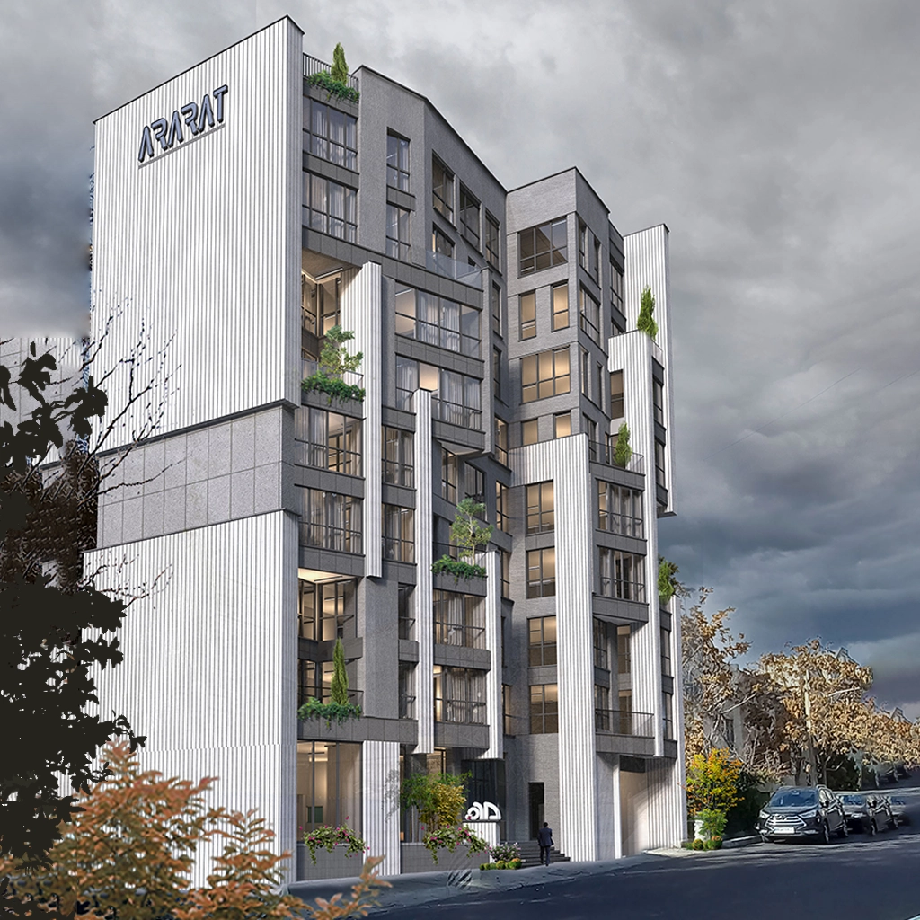 پروژه طراحی ساختمان اداری آرارات