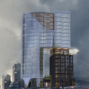 طراحی ساختمان اداری تجاری نارنجستان